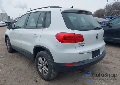 2017 Volkswagen Tiguan 2.0T/2.0T S from USA, damaged, VIN WVGAV7AX4HK011010